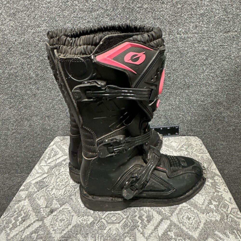 O'Neal Women's Rider MX Motocross Dirt Bike Boots Black/Pink size 7 us eu 37 - Picture 6 of 13